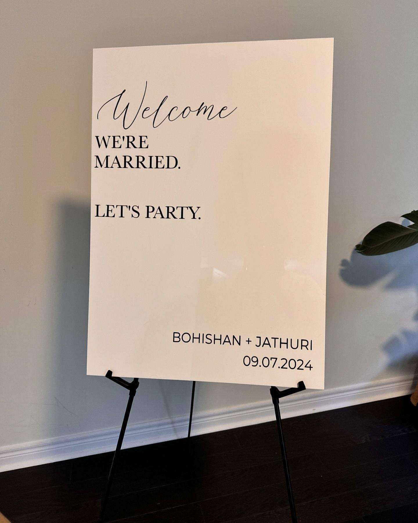 Acrylic Sign - Tuxedo