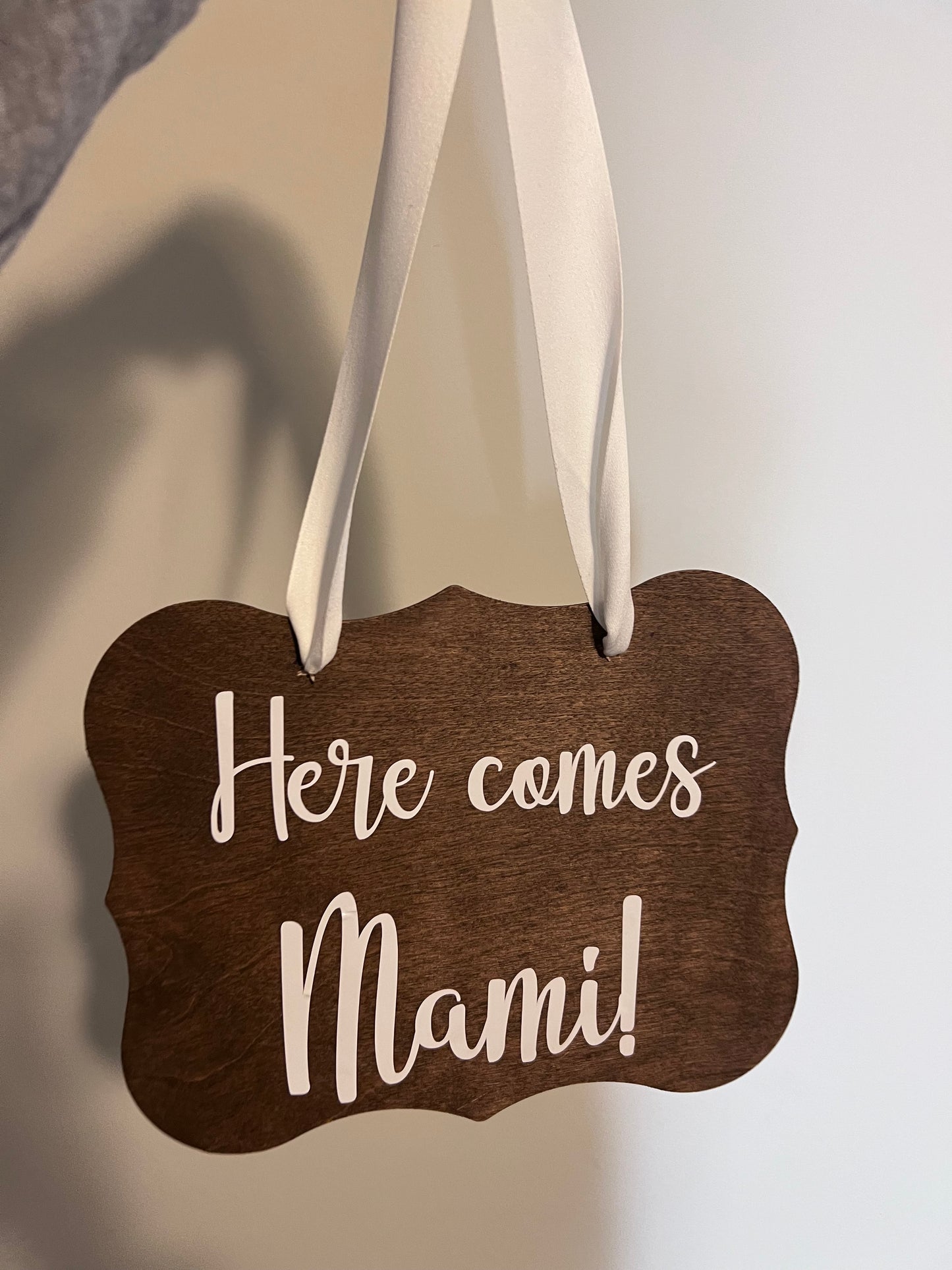 Flower girl/boy wooden sign