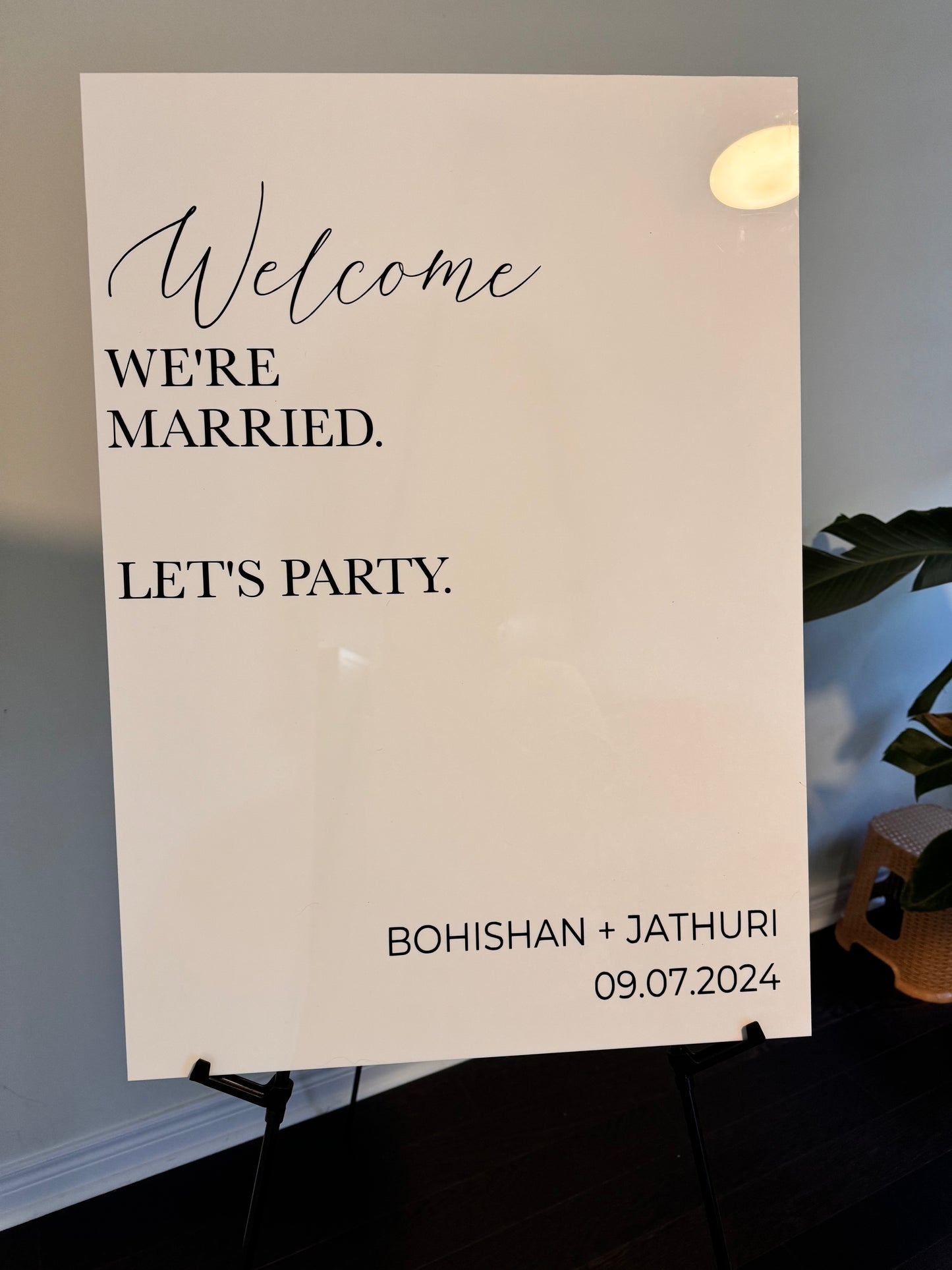 Acrylic Sign - Tuxedo