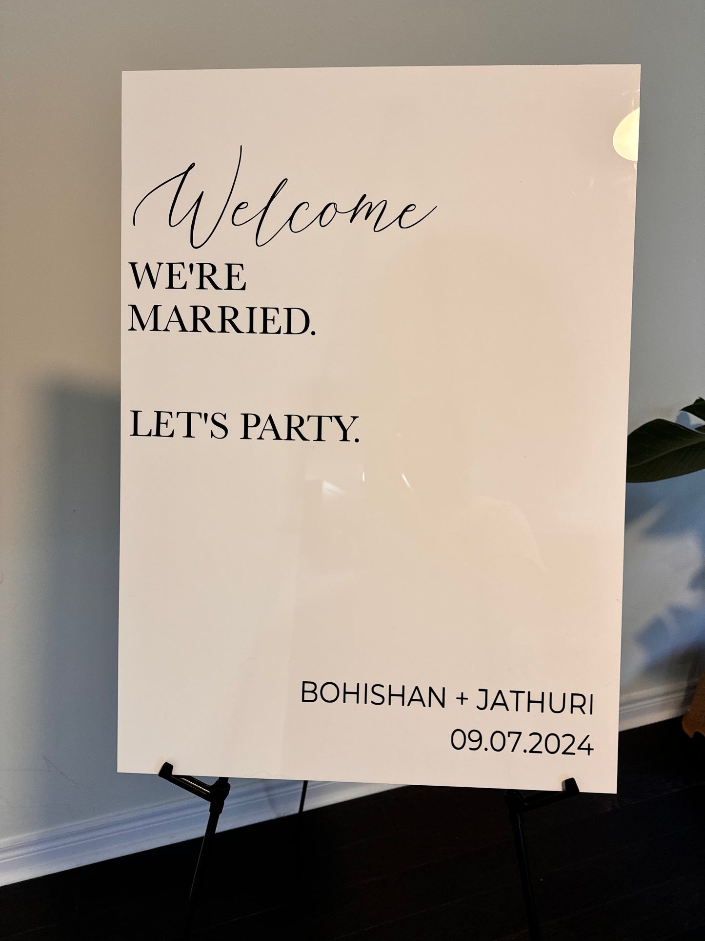 Acrylic Sign - Tuxedo