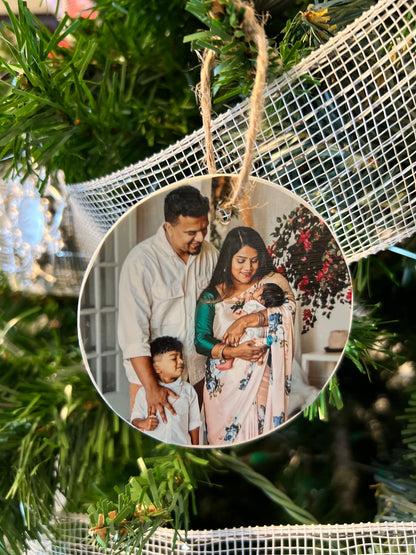 Custom Photo Ornament