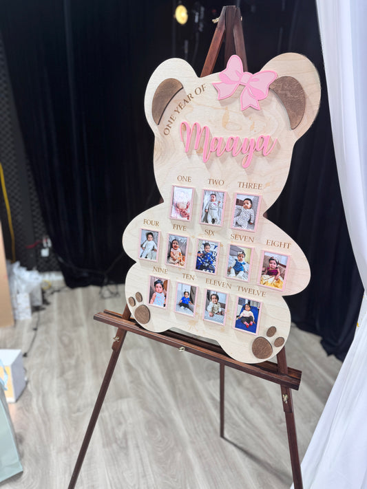 Wooden Bear Milestone