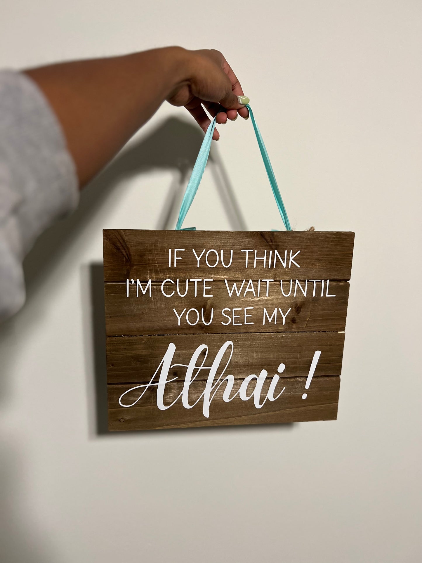 Flower girl/boy wooden sign