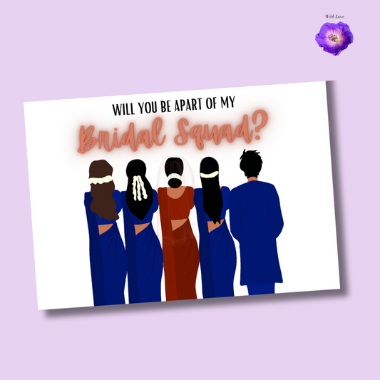 Bridesmaid Card - NILA