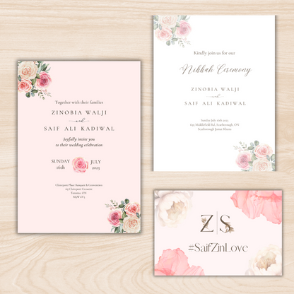 Card Trio (Wedding Invite)