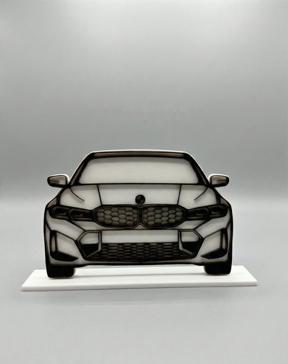 Layered Acrylic Car Front